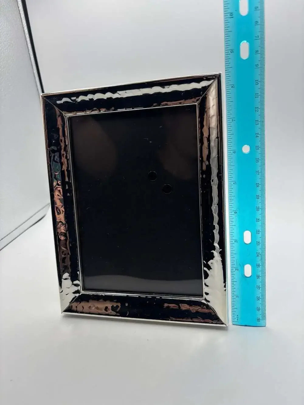 Lane Furniture Silver-Tone Hammered Metal Picture Frame